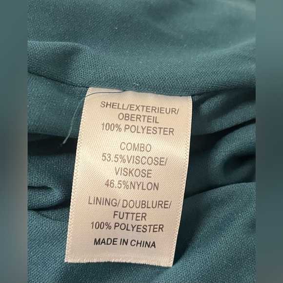 Adrianna Papell Deep Teal Lace Dress - Picture 7 of 9